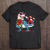 T-Rex Dinosaur Valentine Dabbing Heart t shirt Ad