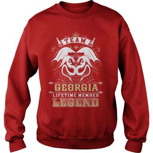 Team Georgia Lifetime Member sweatshirt Ad