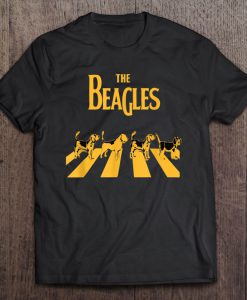 The Beagles Dogs Walking t shirt Ad