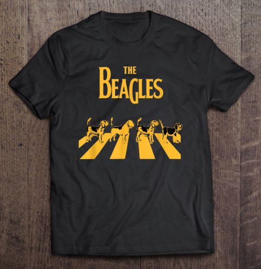 The Beagles Dogs Walking t shirt Ad