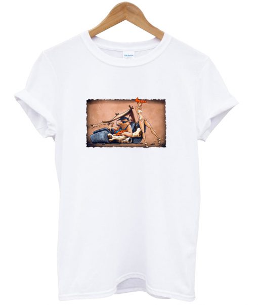 The Flintstones go Lowbrow T-Shirt Ad