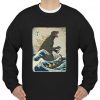 The Great Godzilla off Kanagawa sweatshirt Ad