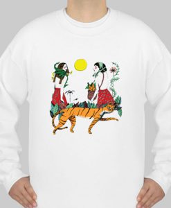 Tiger garden sweatshirt Ad