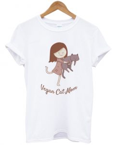 Vegan Cat Mom T-shirt Ad