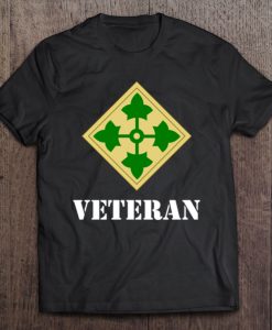 Veteran 4th Infantry t shirt Ad