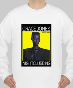 grace jones night clubbing sweatshirt Ad