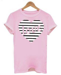 love stripe t shirt Ad