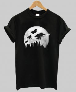 moon over hogwarts potter t shirt Ad
