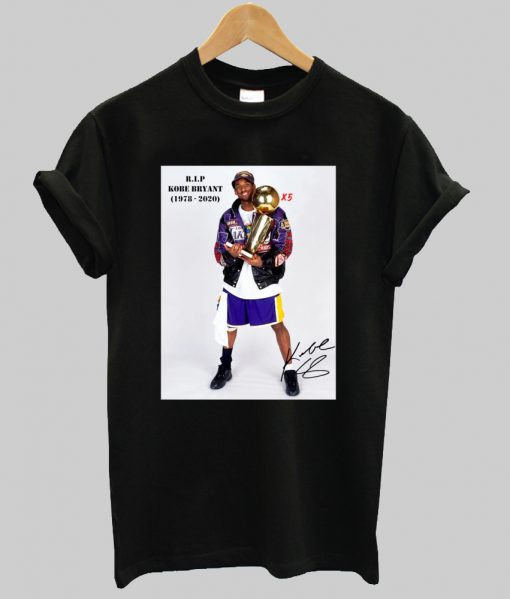 rip kobe bryant signature t shirt Ad