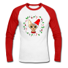 sphynx cat christmas raglan t shirt Ad
