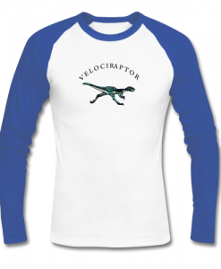 velociraptor raglan longsleeve t shirt Ad