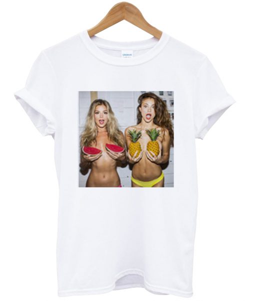 watermelon boob t shirt ad