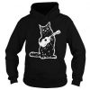 Black Cat Guitarist Hoodie