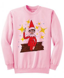 Christmas Elf On A Shelf Elfie Selfie Sweatshirt