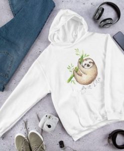 Quote Lazy Sloth Hoodie
