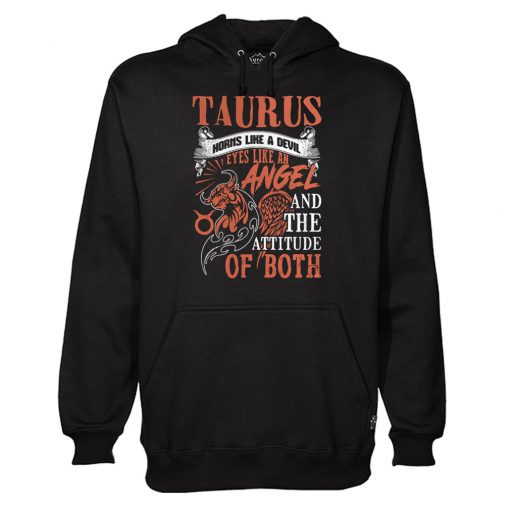 Taurus horns like a devil Hoodie