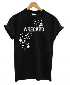 Wrecked Nibbled Motif T shirt