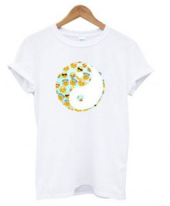 Yin Yang Emoji T shirt
