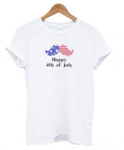 Youth Happy 4th Of July Mustache T shirt