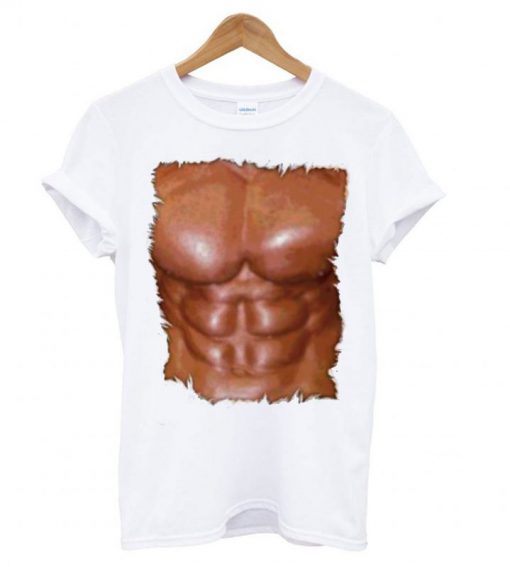 Z Fake Chest Muscle T shirt