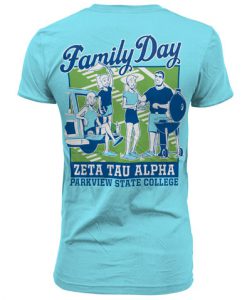 Zeta Tau Alpha Family Day T shirt