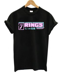 Ariana Grande 7 Rings Logo t shirt FR05
