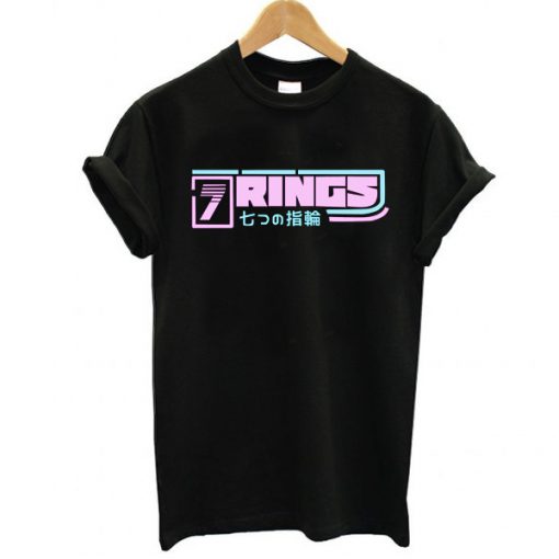 Ariana Grande 7 Rings Logo t shirt FR05