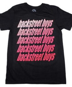 BACKSTREET BOYS Vintage Repeat t shirt FR05