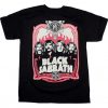 BLACK SABBATH Red Flames t shirt FR05