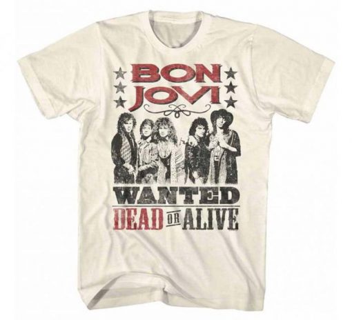 BON JOVI Dead or Alive t shirt FR05