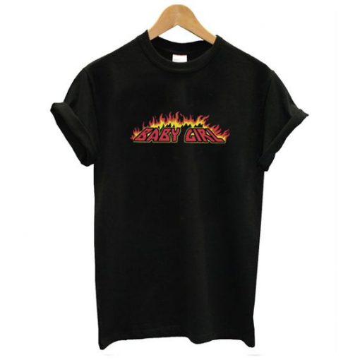 Baby Girl Fire t shirt FR05