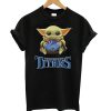 Baby Yoda Hug Tennessee Titans t shirt FR05