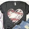 Baseball Heart t shirt FR05