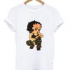 Betty Boop Soldier Camo t shirt FR05