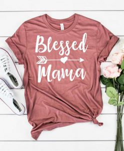 Blessed Mama t shirt FR05
