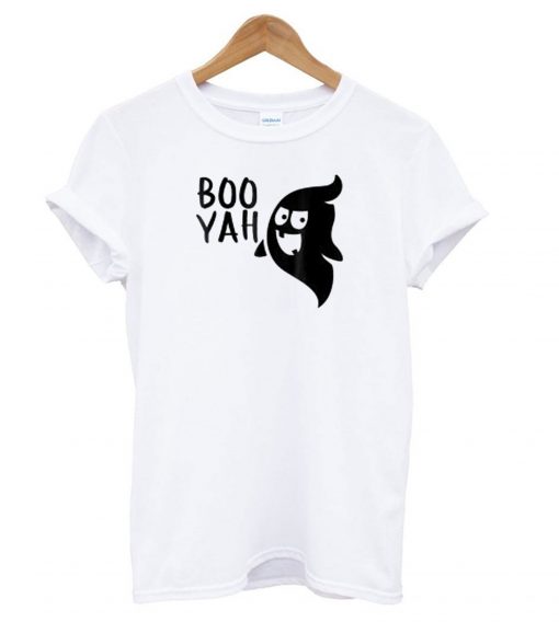 Booyah Ghost White t shirt FR05