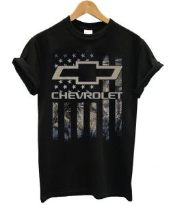 Chevrolet Camo Flag Pullover t shirt FR05