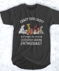 Crazy Dog Lady t shirt FR05