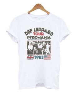 Def Leppard Tour Pyromania t shirt FR05