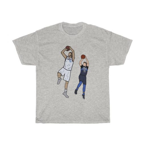 Dirk Nowitzki Luka Doncic t shirt FR05