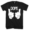 Dope Mickey Hand Graphic t shirt FR05