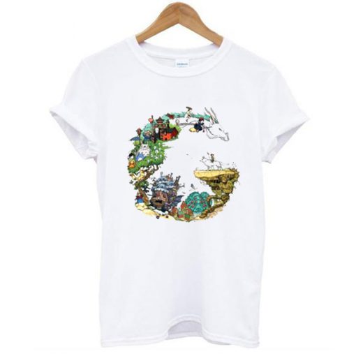 Dragon Studio Ghibli t shirt FR05