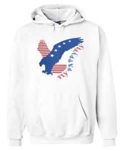 Eagle usa fly pappy flay american flag hoodie FR05