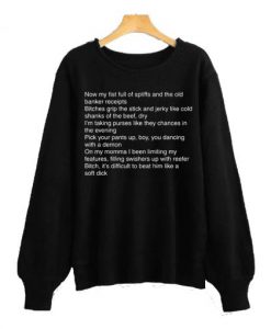 Earl Lyrics Sweatshirt