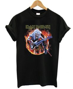 Eddie Bass Iron Maiden t shirt FR05