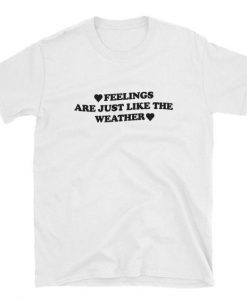 Feelings are just like the Weather t shirt FR05