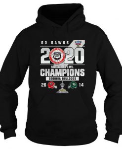 Go Dawgs 2020 Sugar Bowl Champions Georgia Bulldogs hoodie FR05