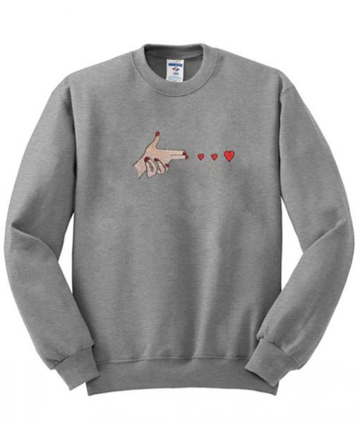 Hand Shoot Love sweatshirt FR05