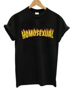 Homosexual Thrasher Flame t shirt FR05