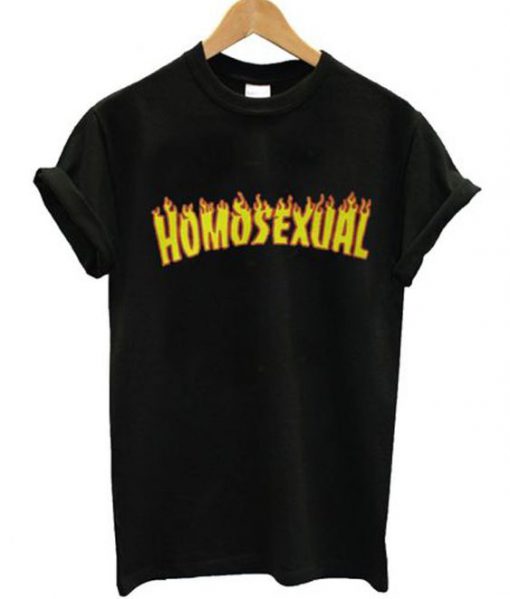 Homosexual Thrasher Flame t shirt FR05